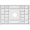 Ekena Millwork Beaux Architectural Grade PVC Ceiling Medallion, 22"W x 14 5/8"H x 3"ID x 7 1/2"C x 1"P, One-Piece CMP22X14BX-03000 - alternate 1